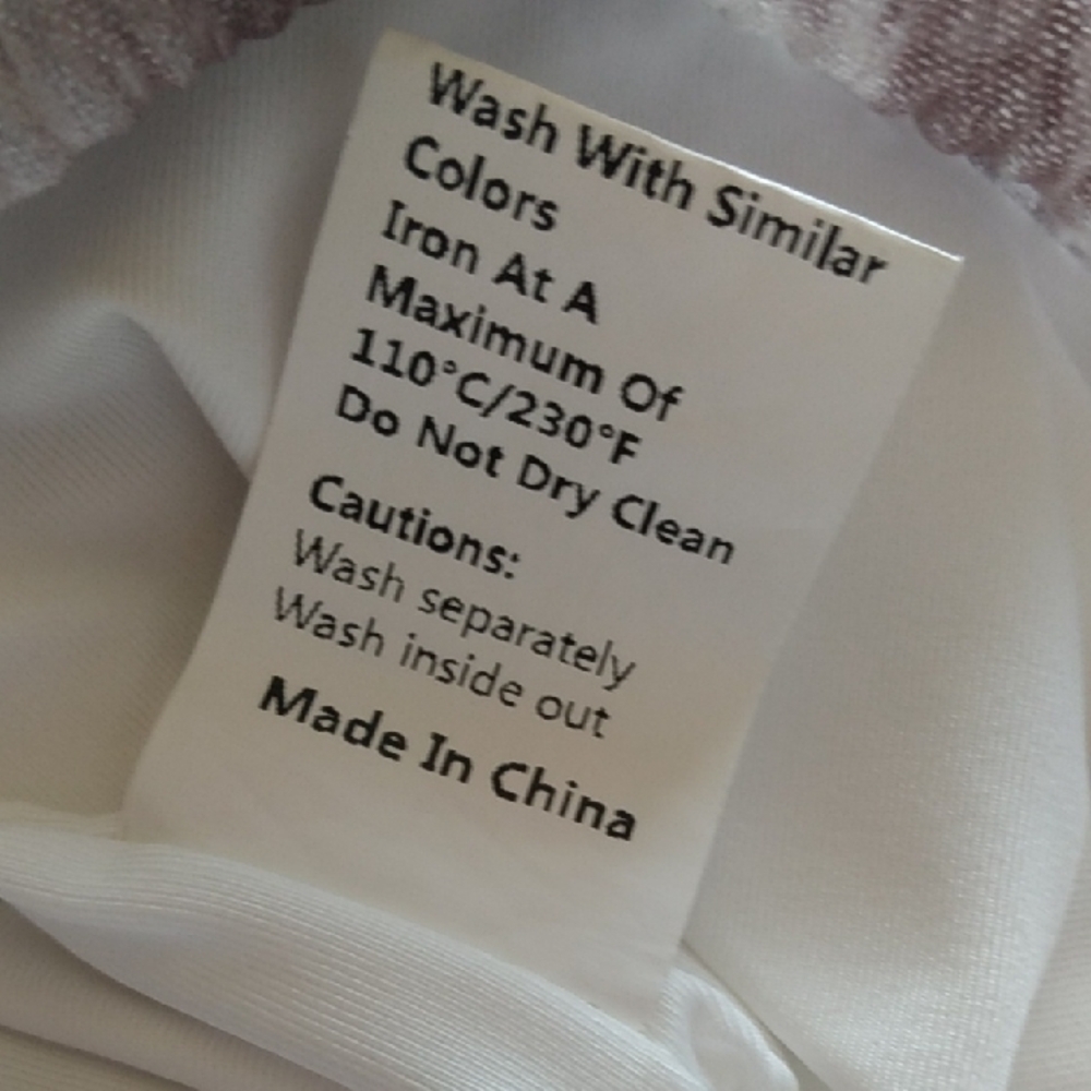 Commense Brown and White Brushstroke Maxi Dress Women's XS -Long  Ruched Sleeves - Picture 14 of 15